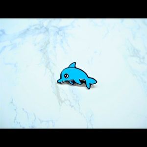 Dolphin Enamel Pin
